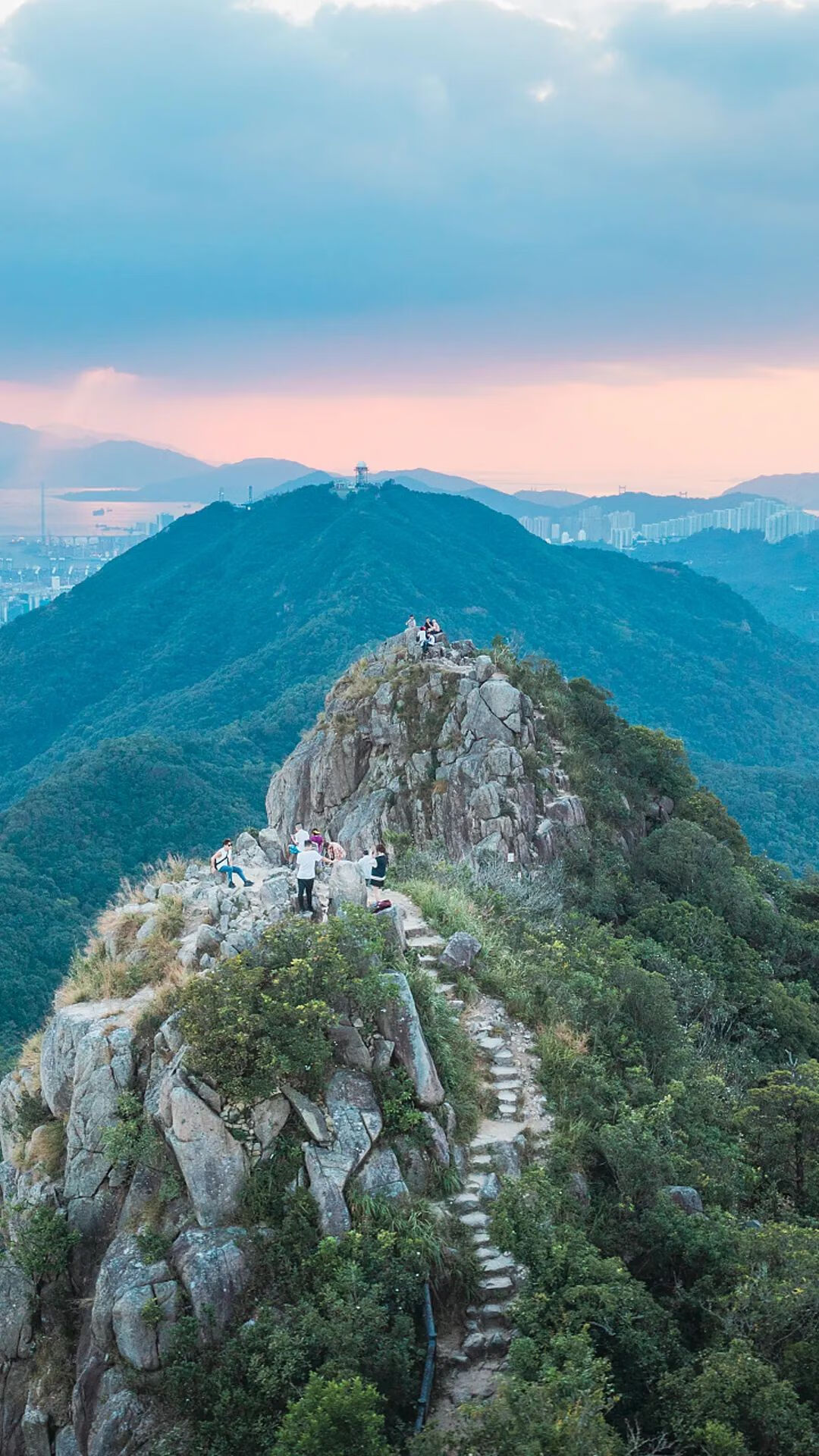 香港狮子山风水图片