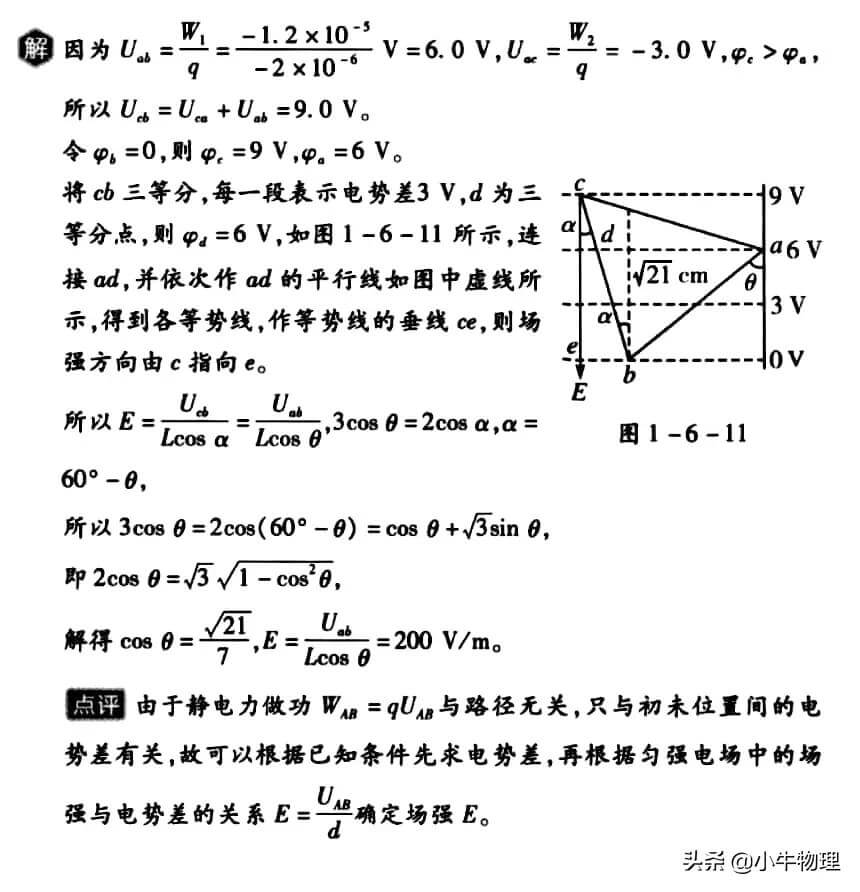 电场强度计算方法(电场强度的决定式)