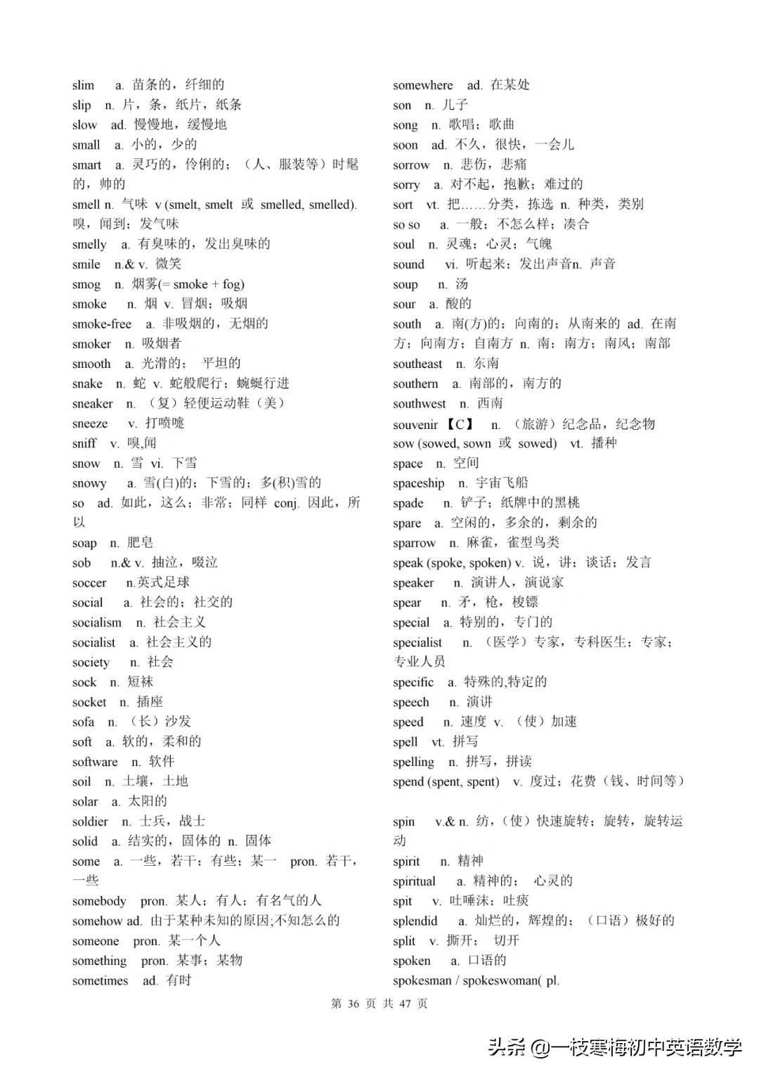 高考英语考试大纲词汇表（图片版）