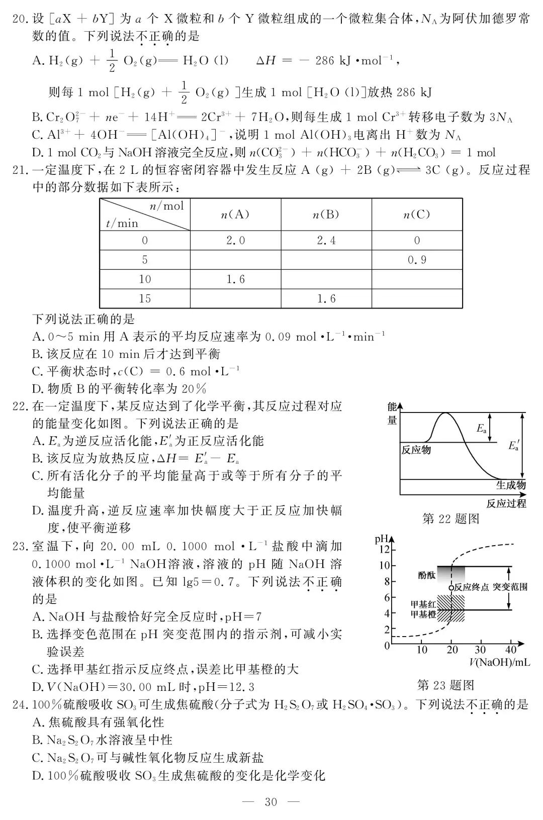 2020浙江高考试卷(2020年数学高考卷)