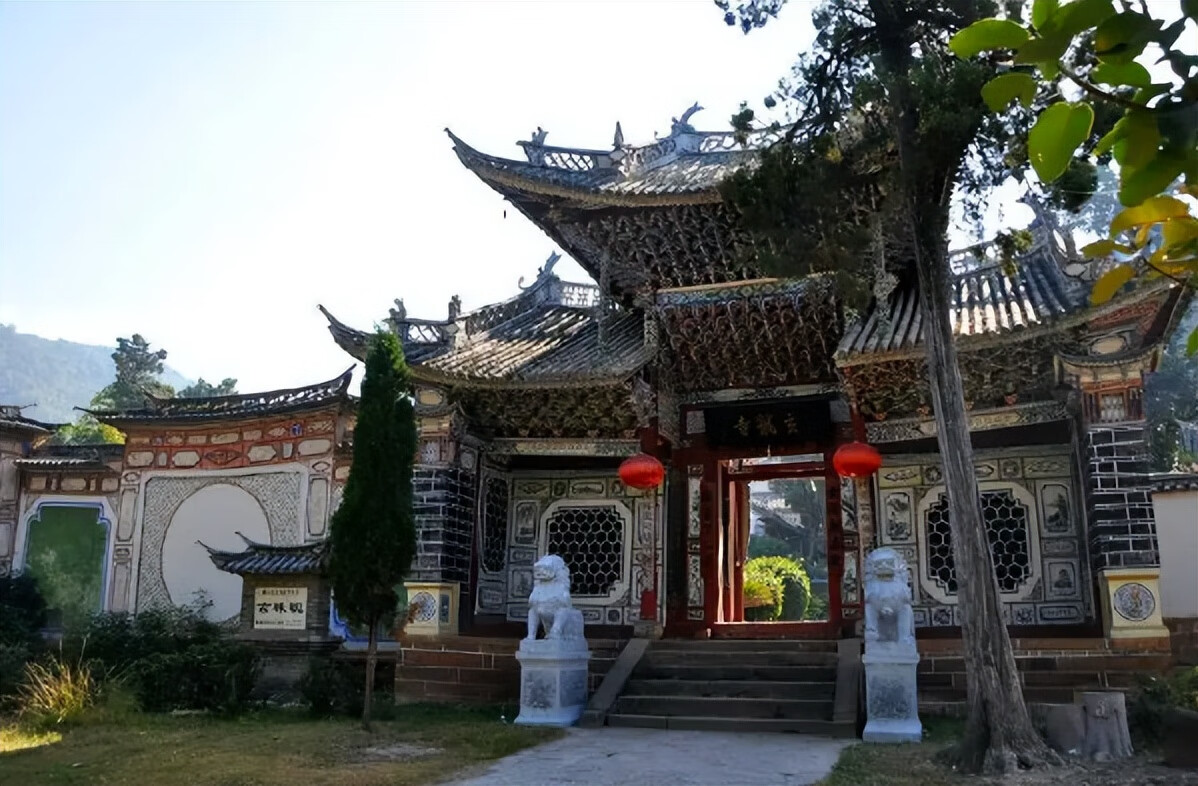 山中寺庙古风图片响堂山寺的传说