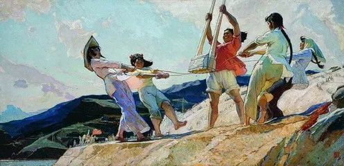 五一劳动节绘画作品