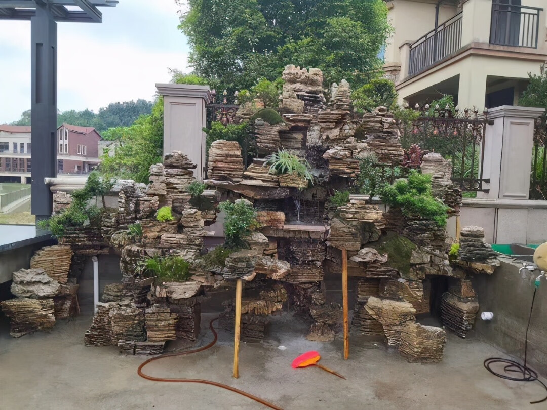 黄蜡石 风水(黄蜡石假山设计图集)