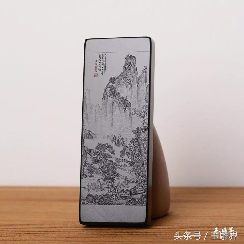 玉牌雕刻山水图案大全(玉牌雕刻山水什么寓意)