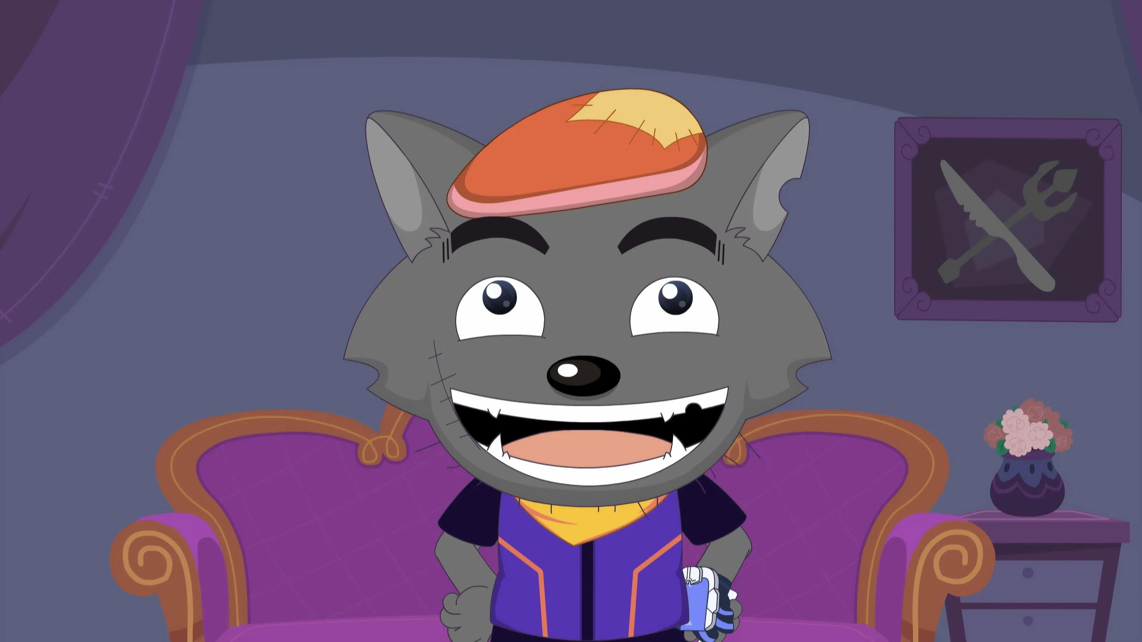 灰太狼红太狼:灰太狼妻子,小灰灰的母亲,狼堡的持有人,出身富裕世家