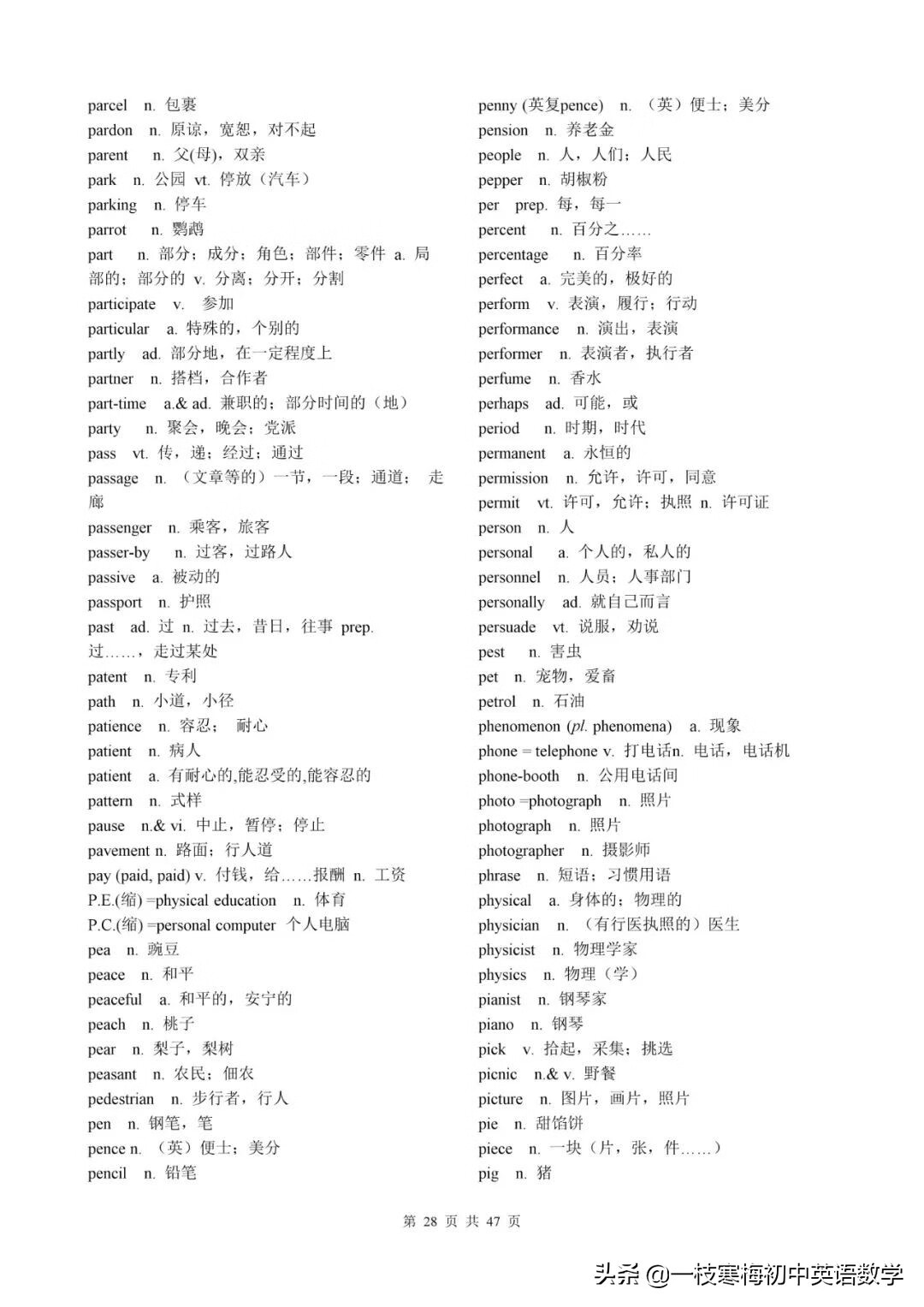 高考英语考试大纲词汇表（图片版）