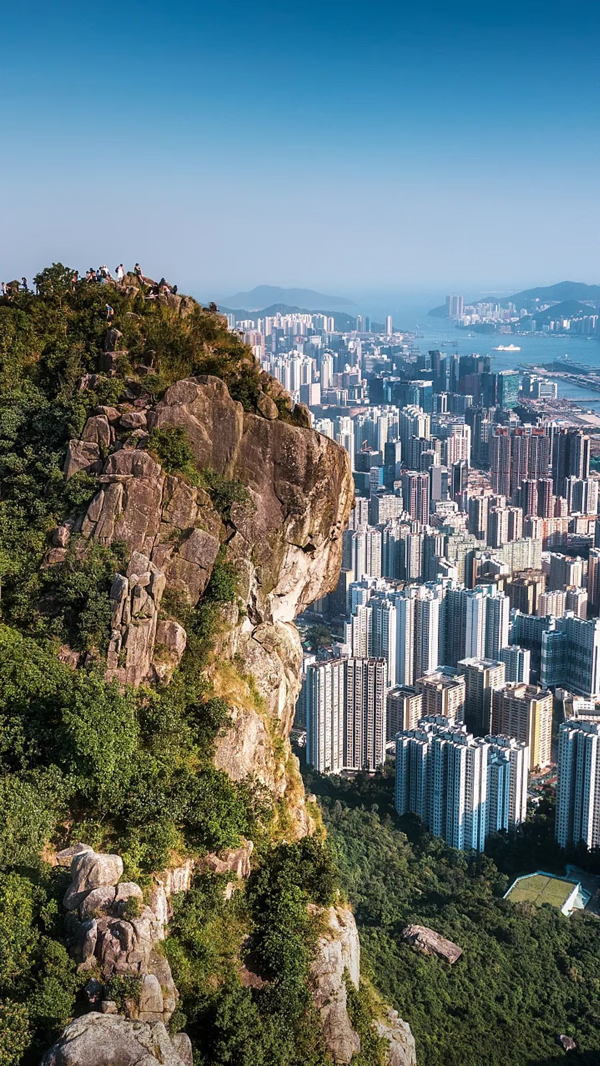 香港狮子山风水图片