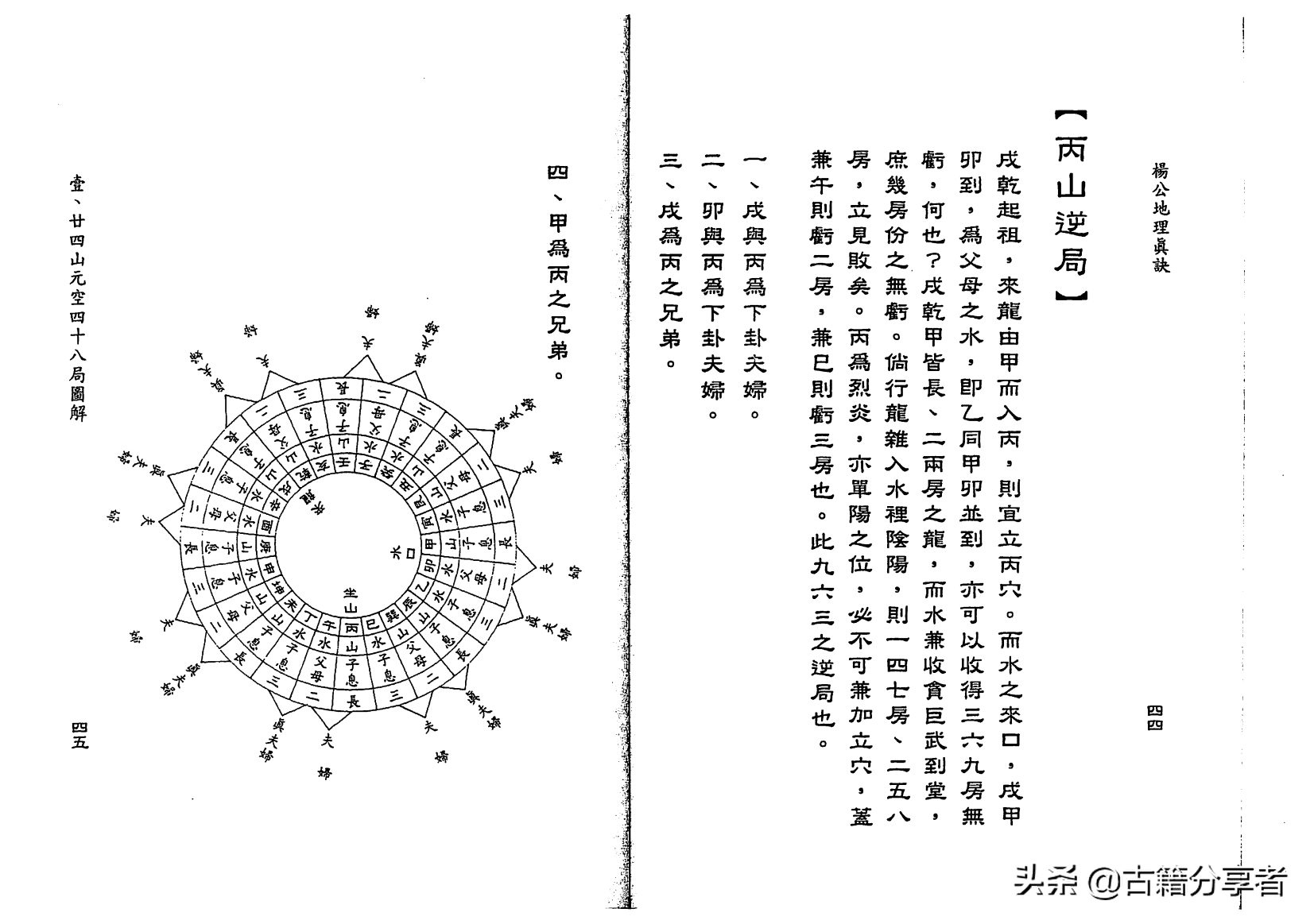 杨公风水掌诀(杨公风水秘诀)