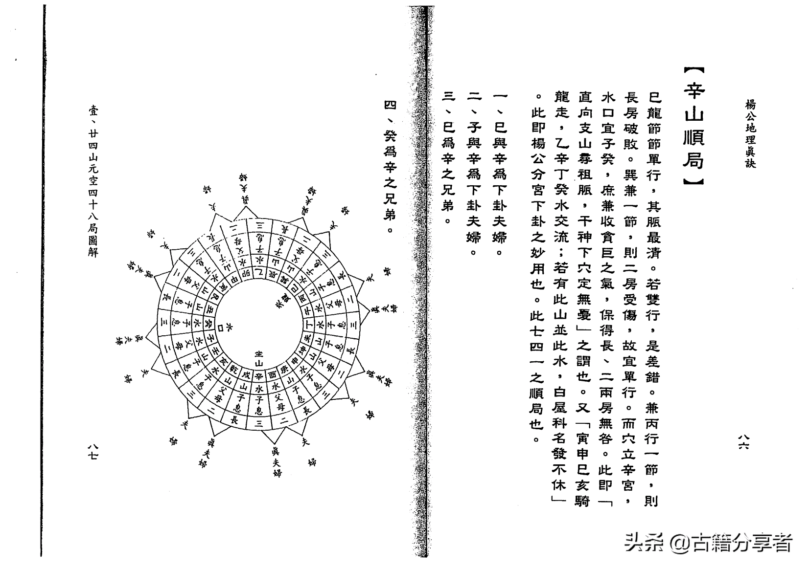 杨公风水掌诀(杨公风水秘诀)