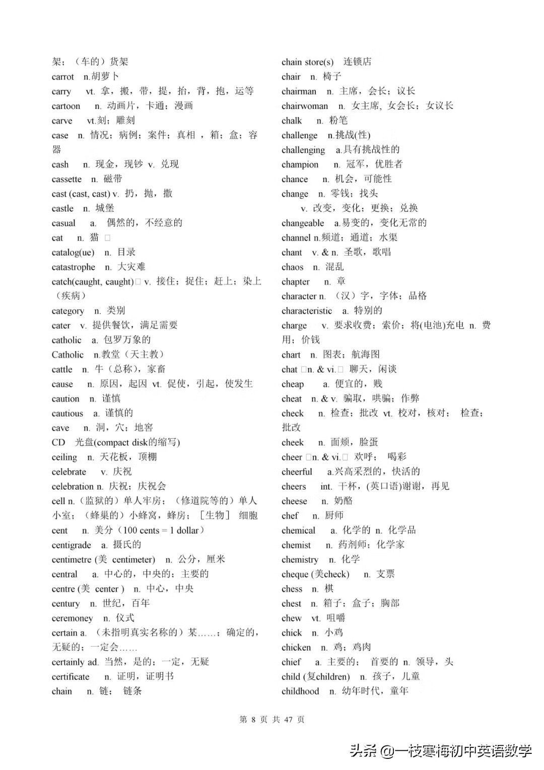 高考英语考试大纲词汇表（图片版）