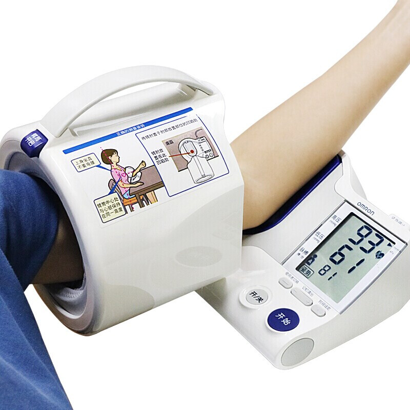 欧姆龙(omron)电子血压计 家用hem-1000上臂式全自动智能血压仪医用