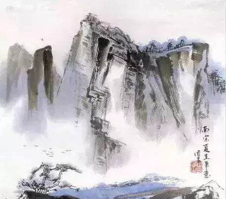 烟雾山水画(山水画风水有什么讲究)