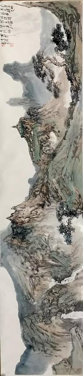 风水国画山水画