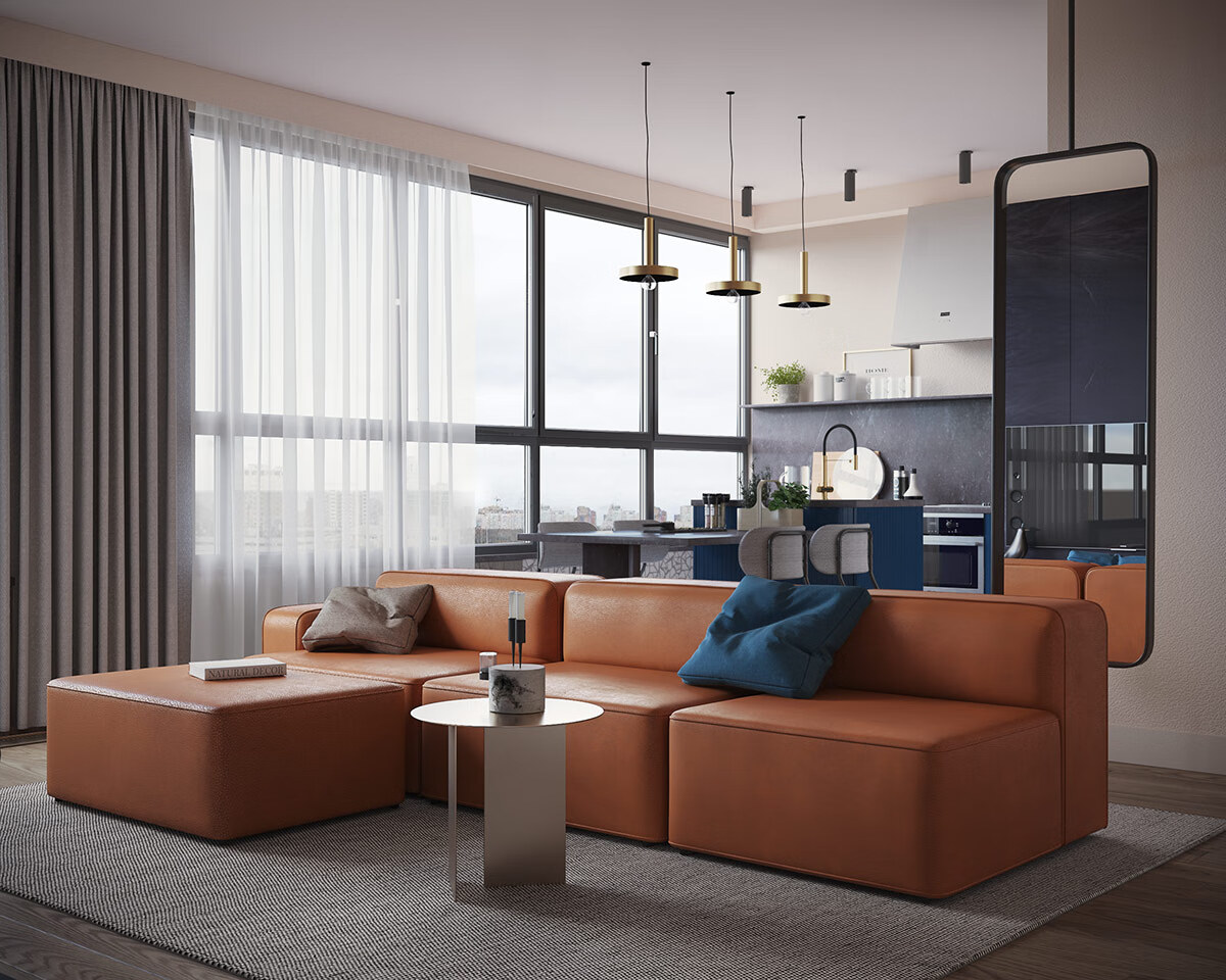 橙色沙发风水好不好(橙色沙发搭什么色最好看)