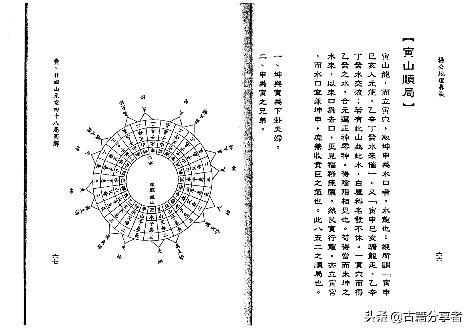 杨公风水掌诀(杨公风水秘诀)