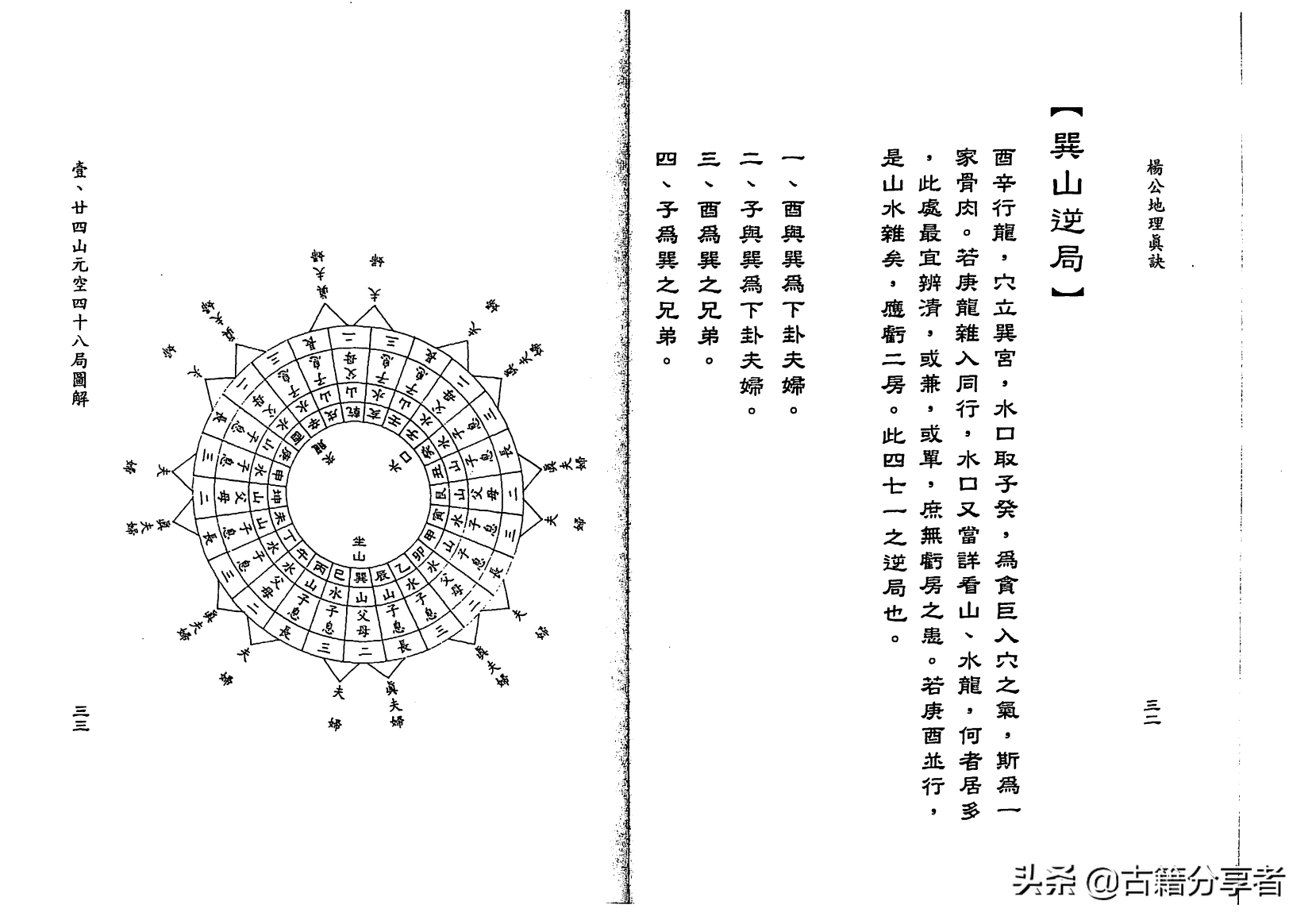 杨公风水掌诀(杨公风水秘诀)