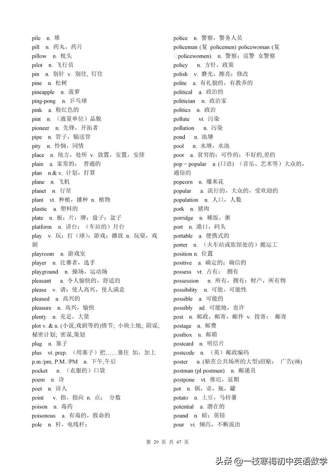 高考英语考试大纲词汇表（图片版）