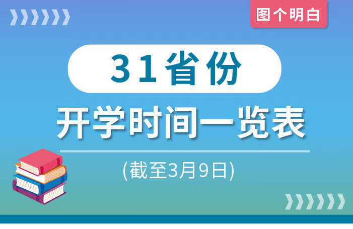 31省份开学时间一览表