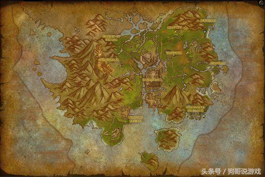 魔兽世界 联盟地图(魔兽英雄联盟地图)