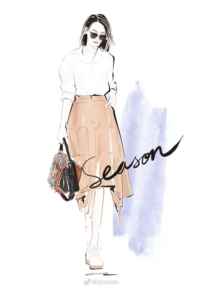 古力娜扎陈乔恩明明是时尚感十足的插画但又能让人感受到强烈的个人