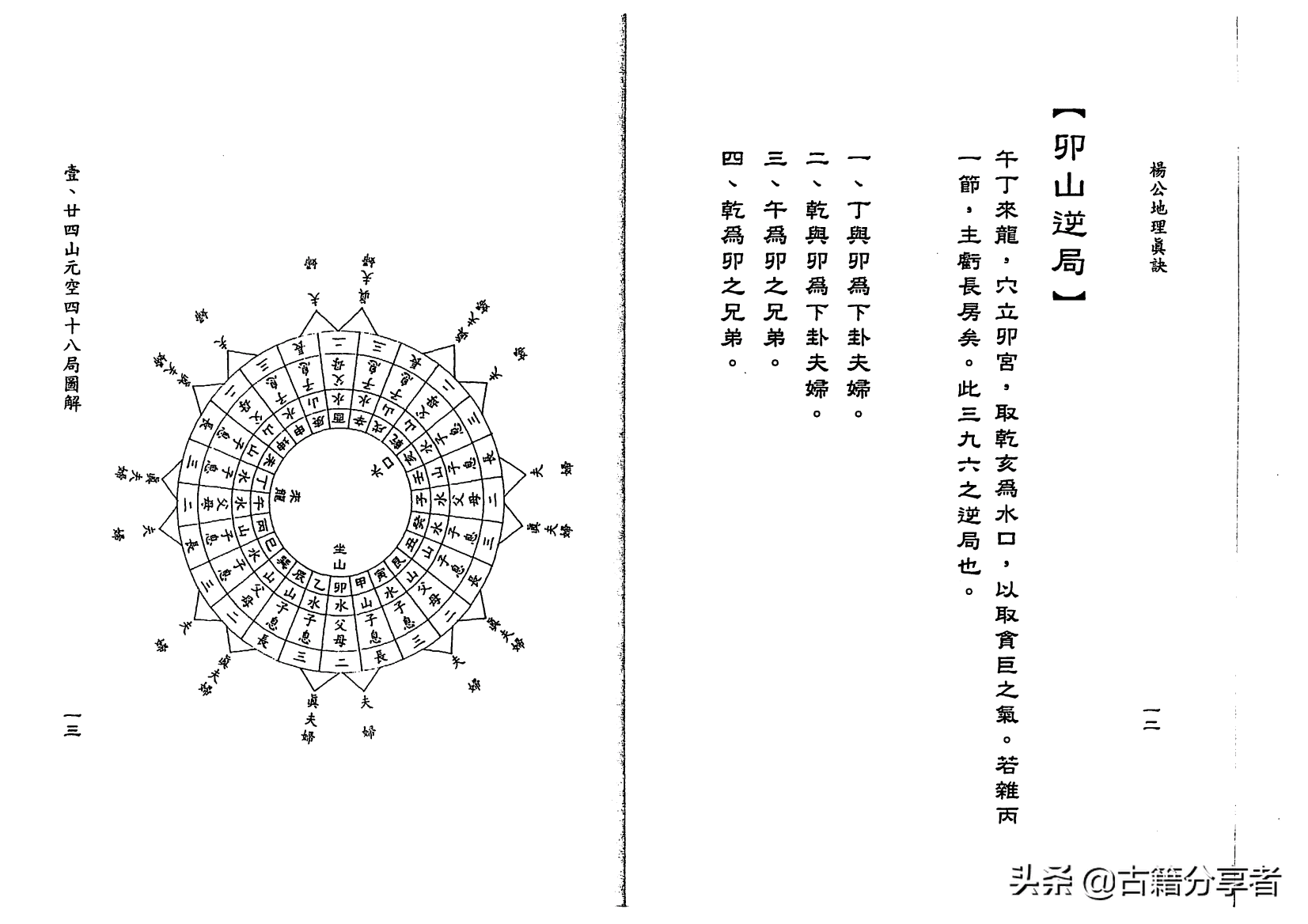 杨公风水掌诀(杨公风水秘诀)