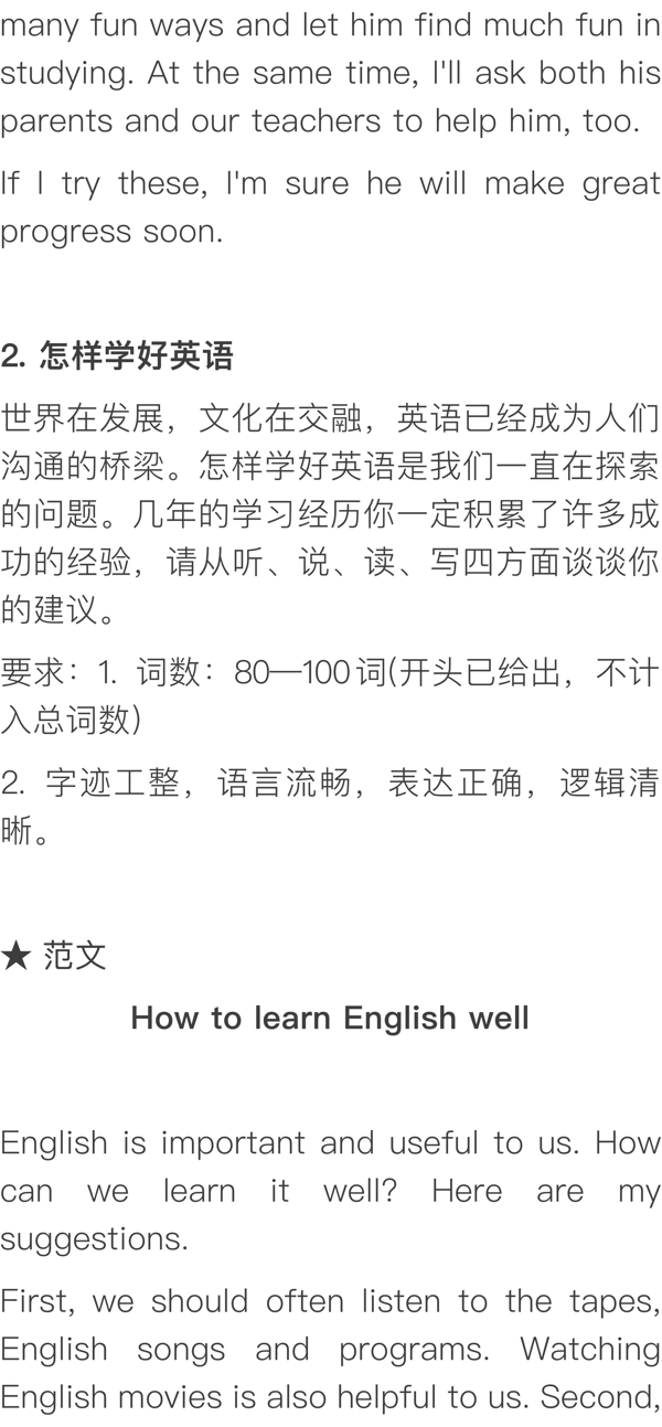 20篇中考英语热点类优秀范文，建议收藏！