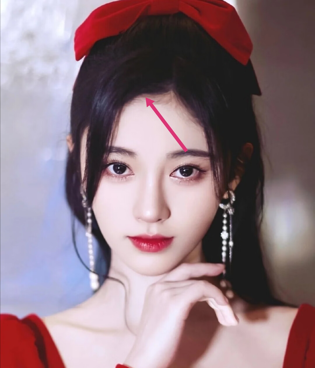 八字平刘海图片平刘海明星图片