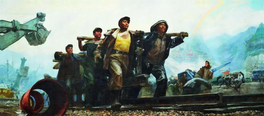 五一劳动节绘画作品