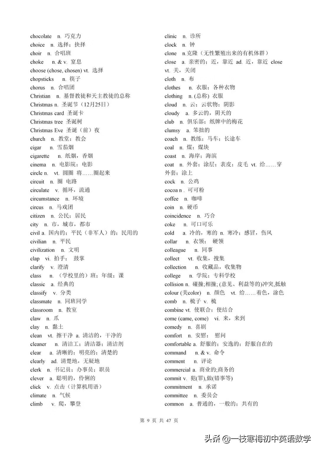 高考英语考试大纲词汇表（图片版）