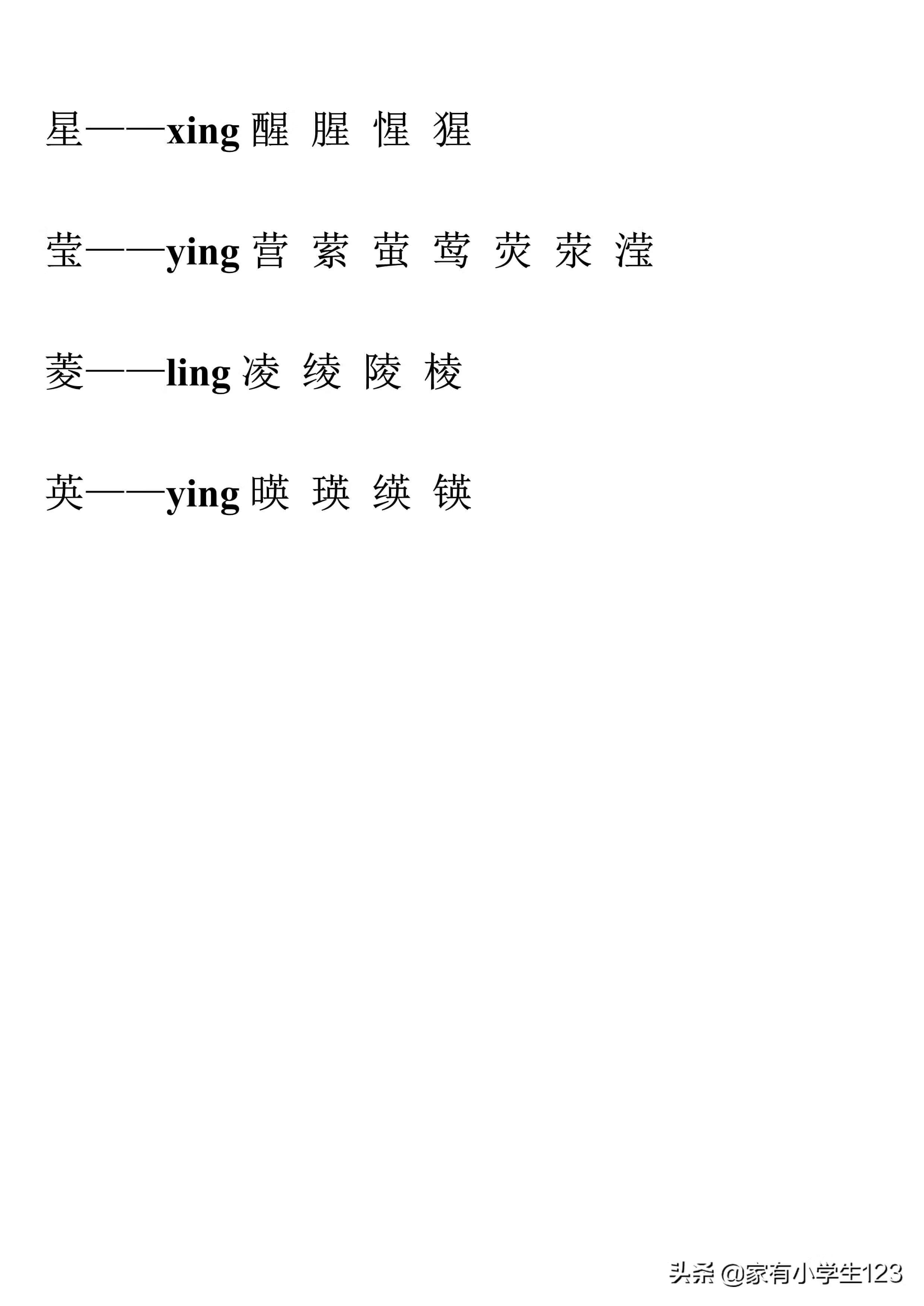 前鼻音和后鼻音有哪些(前鼻音和后鼻音发音区别)