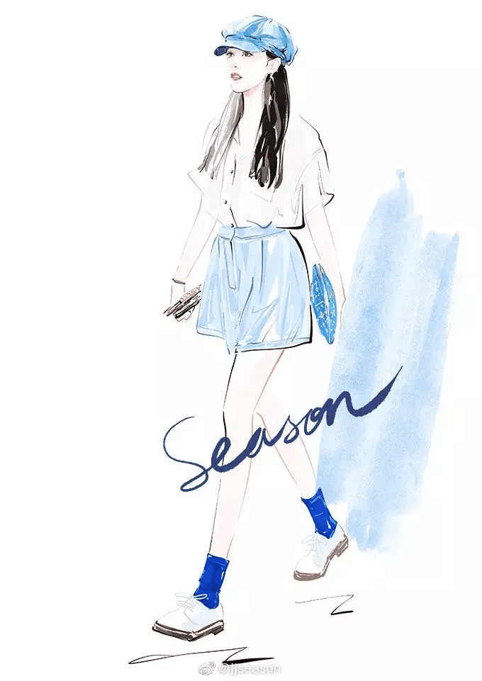 古力娜扎陈乔恩明明是时尚感十足的插画但又能让人感受到强烈的个人