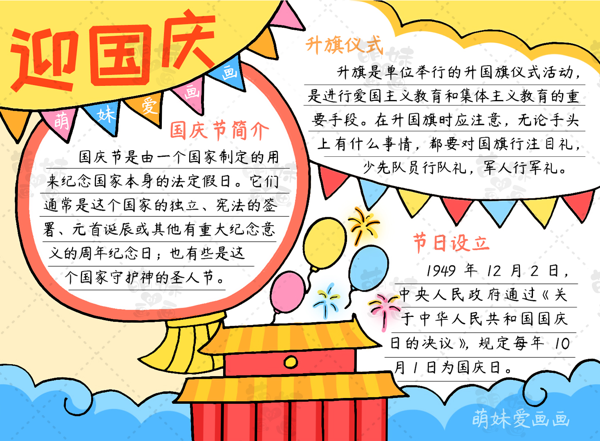 中秋节国庆节手抄报内容(中秋节和国庆节的手抄报图片)