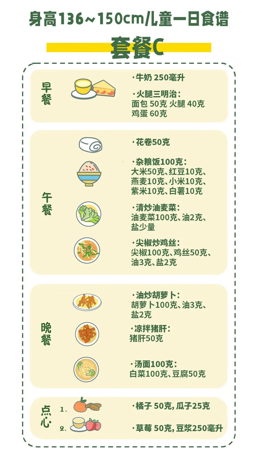 7岁儿童长高食谱(有助孩子长高的营养食谱)