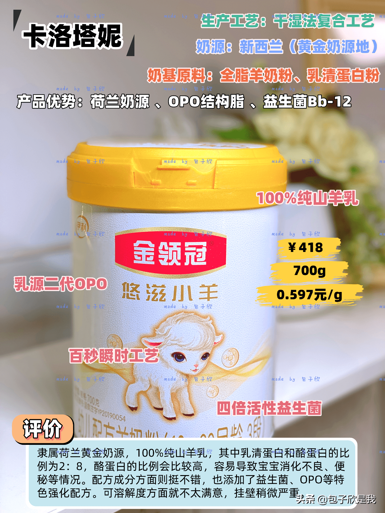 羊奶粉那种牌子最好(羊奶粉哪个品牌比较好)