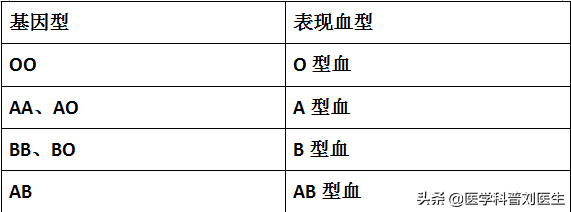 血型与遗传的关系(血型遗传关系)