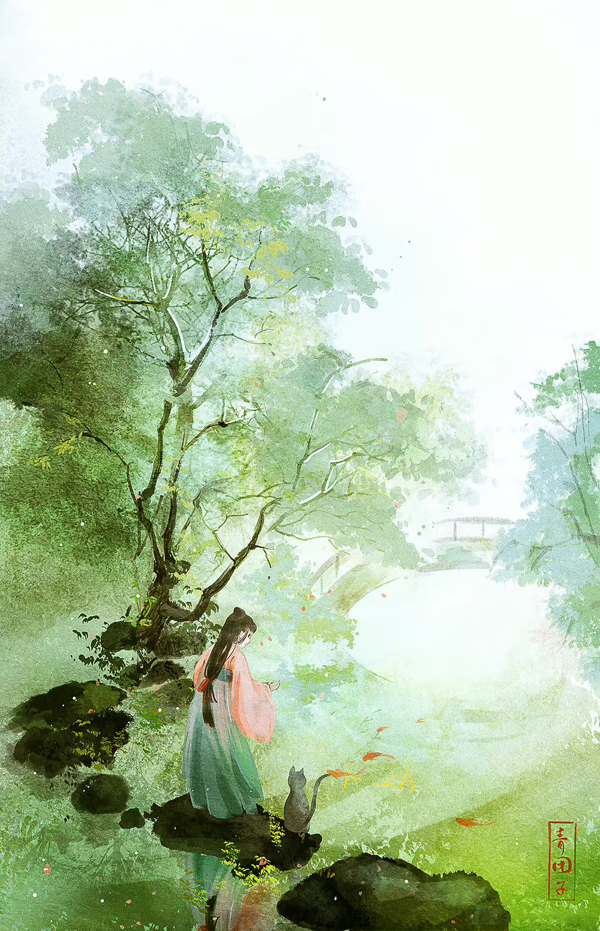 古风水墨画壁纸(古风水墨画手机壁纸)