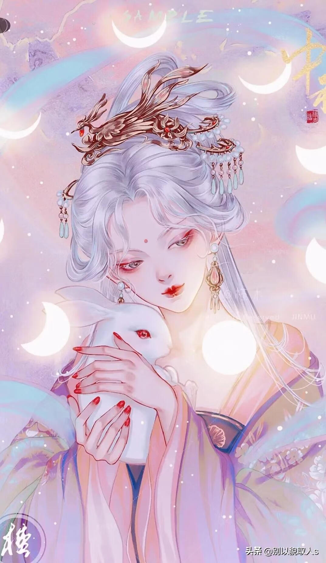 古风水墨美女图片(水墨美女)