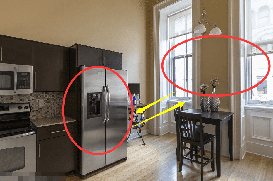 冰箱对着窗户风水好吗(冰箱对着客厅窗户好不好)