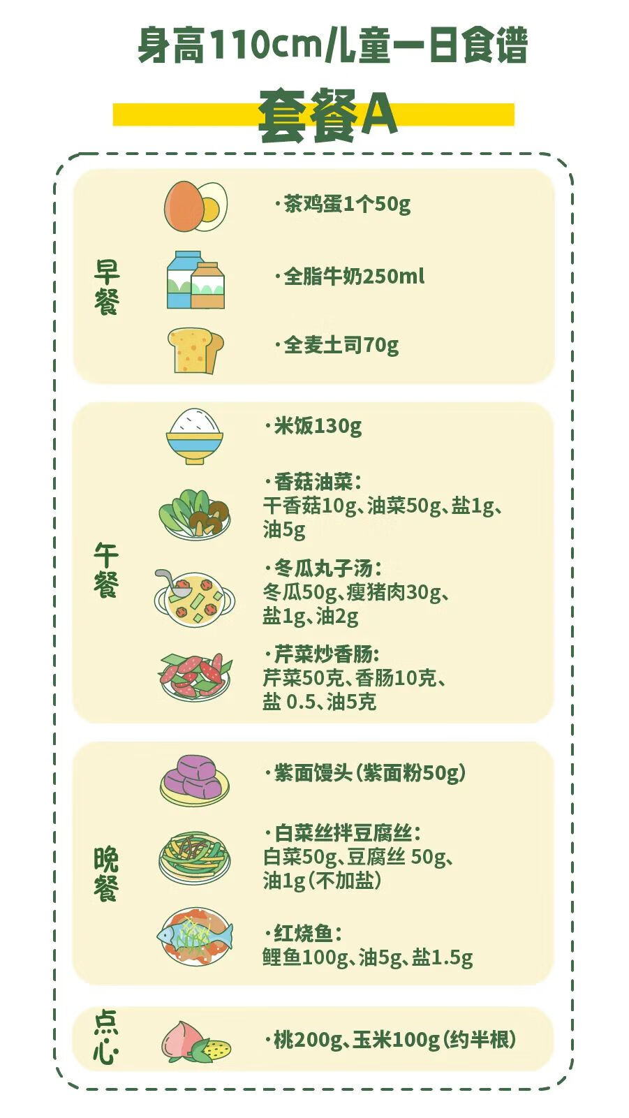 7岁儿童长高食谱(有助孩子长高的营养食谱)