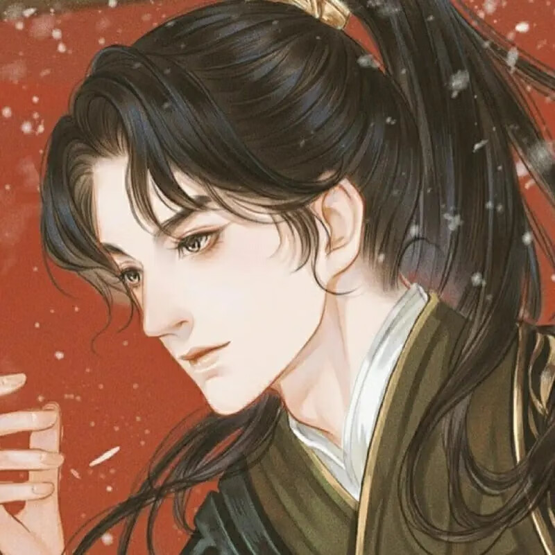 古风情侣头像 唯美 水墨 意境(古风情头水墨画一对高清)