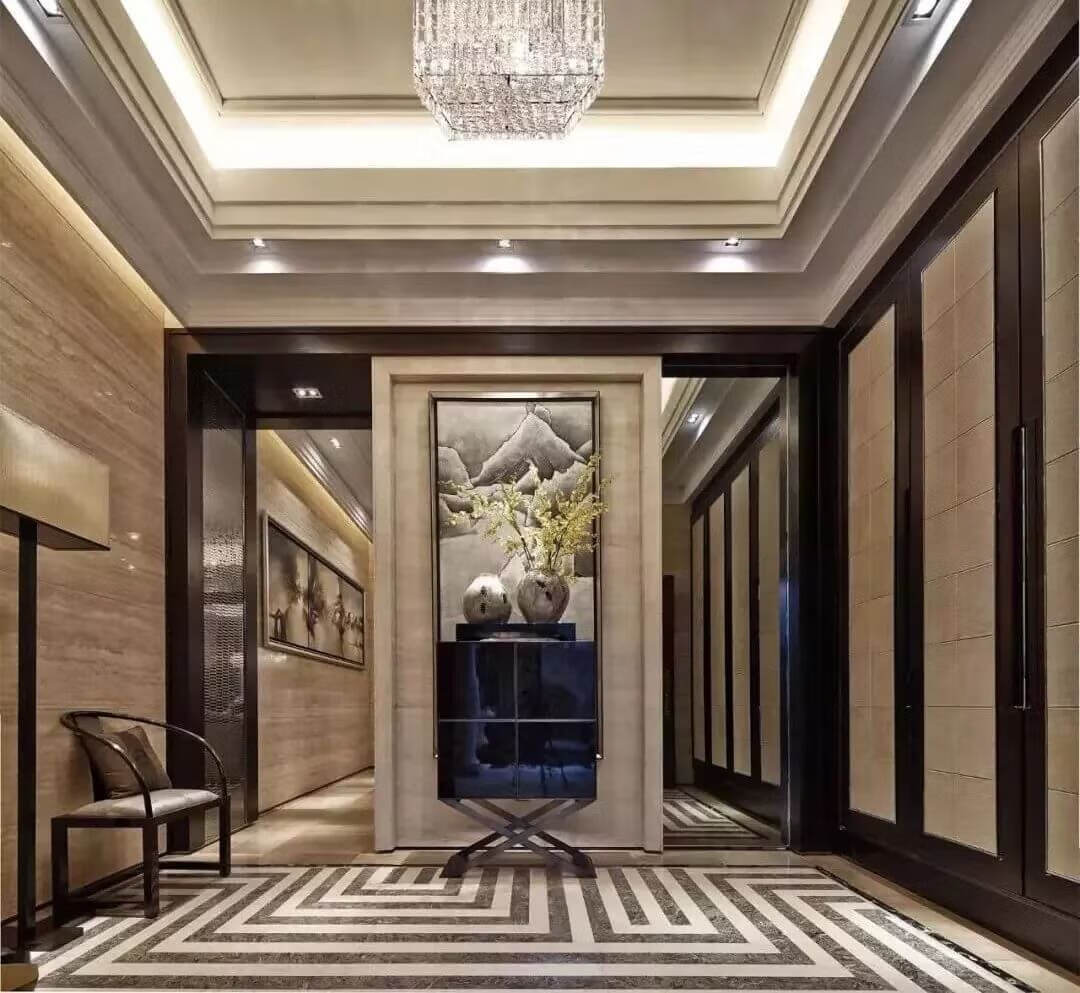 玄关怎么设计风水好(进门风水玄关效果)