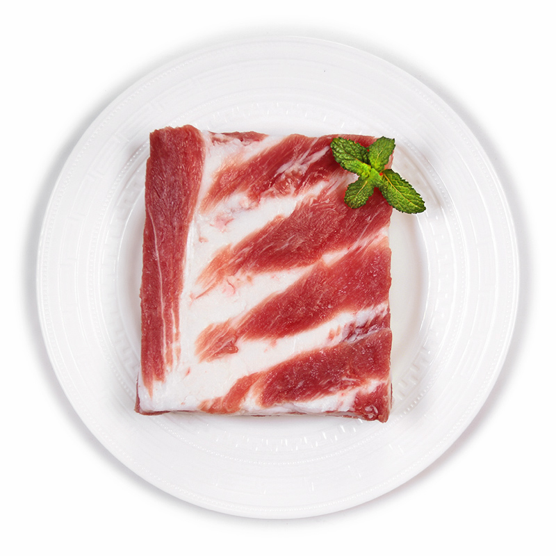 精气神 黑猪五花肉 400g 精五花肉去皮五花肉猪肋条肉 黑猪肉生鲜