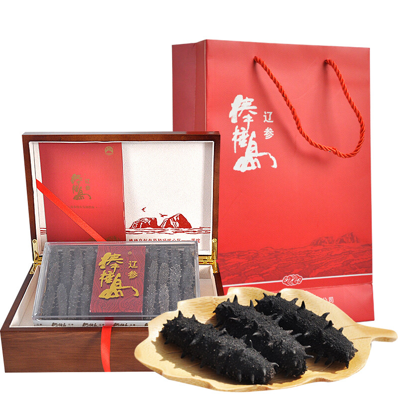 棒棰岛  大连淡干海参干货礼盒88g辽参刺参 28-32头