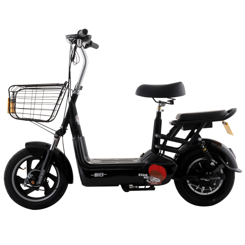 电动车 电动代步车电瓶车踏板车电动自行车 小可  48v12ah 亮黑