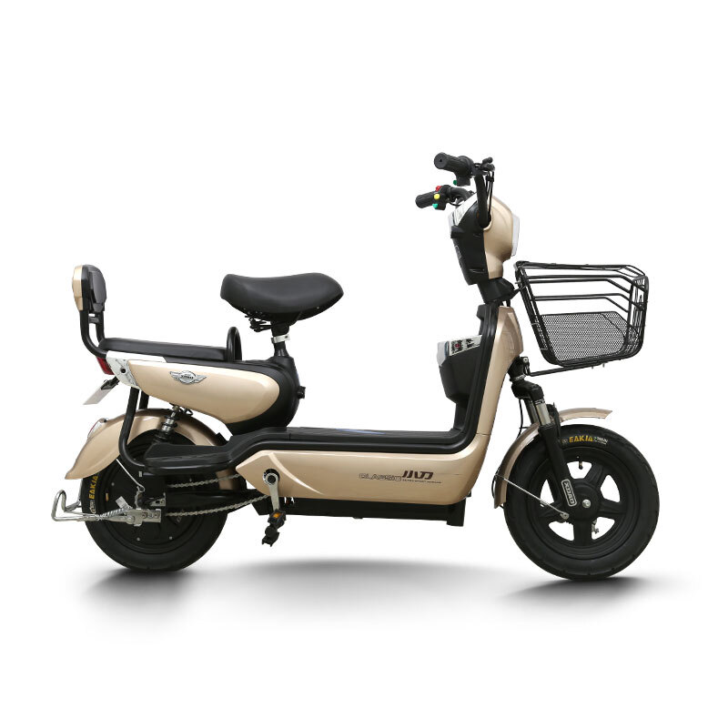 小刀电动车 2017新款电动自行车踏板车代步车电瓶车 h7 星月金 48v
