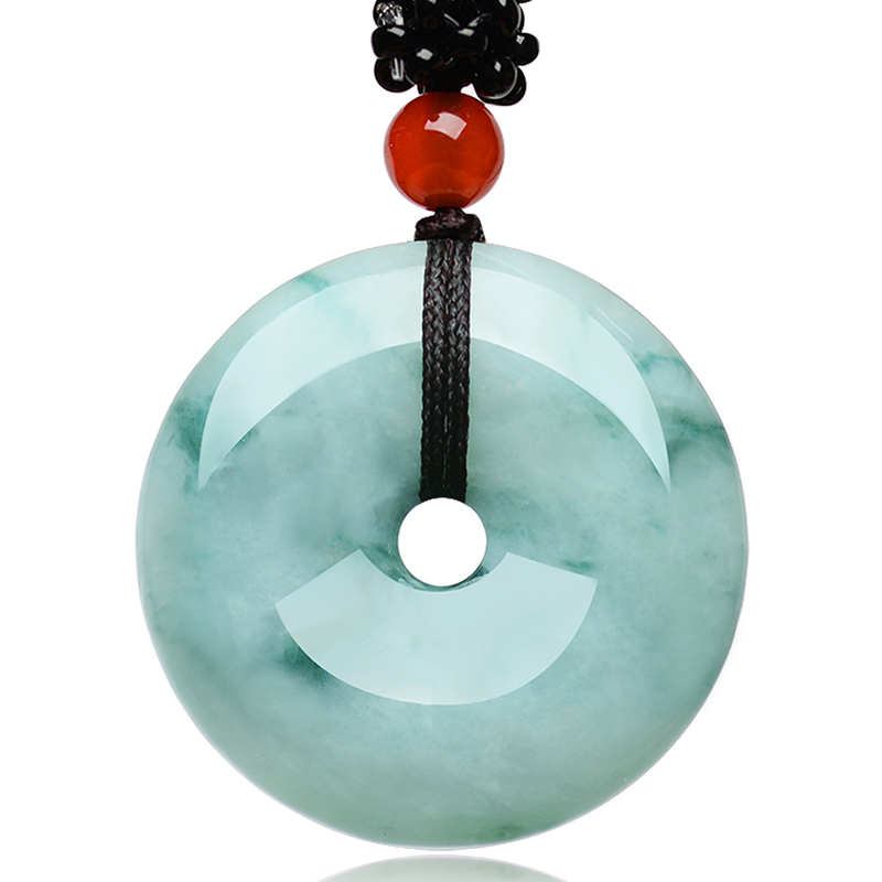 东方雅翠 飘花翡翠吊坠