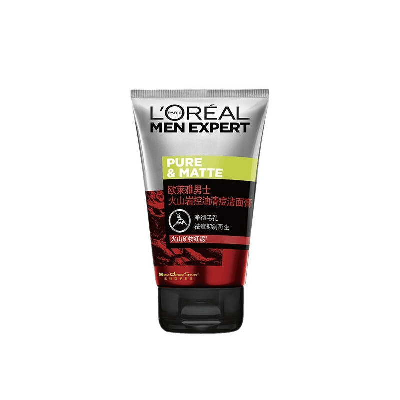 欧莱雅 火山岩控油清痘洁面膏