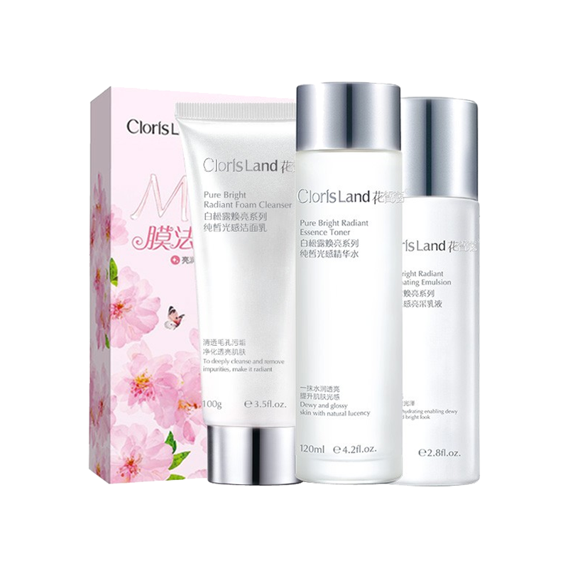 花皙蔻 水润焕亮 护肤套装
