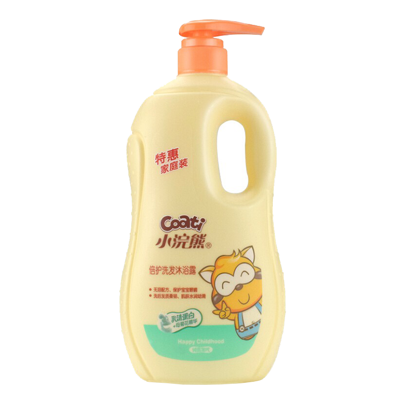 小浣熊 二合一儿童洗护沐浴露
