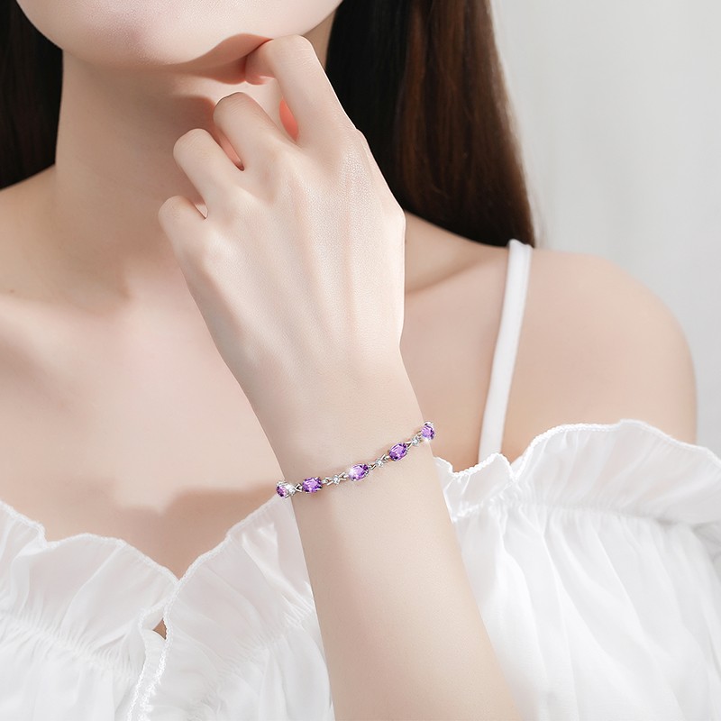 妮爱 紫水晶手链